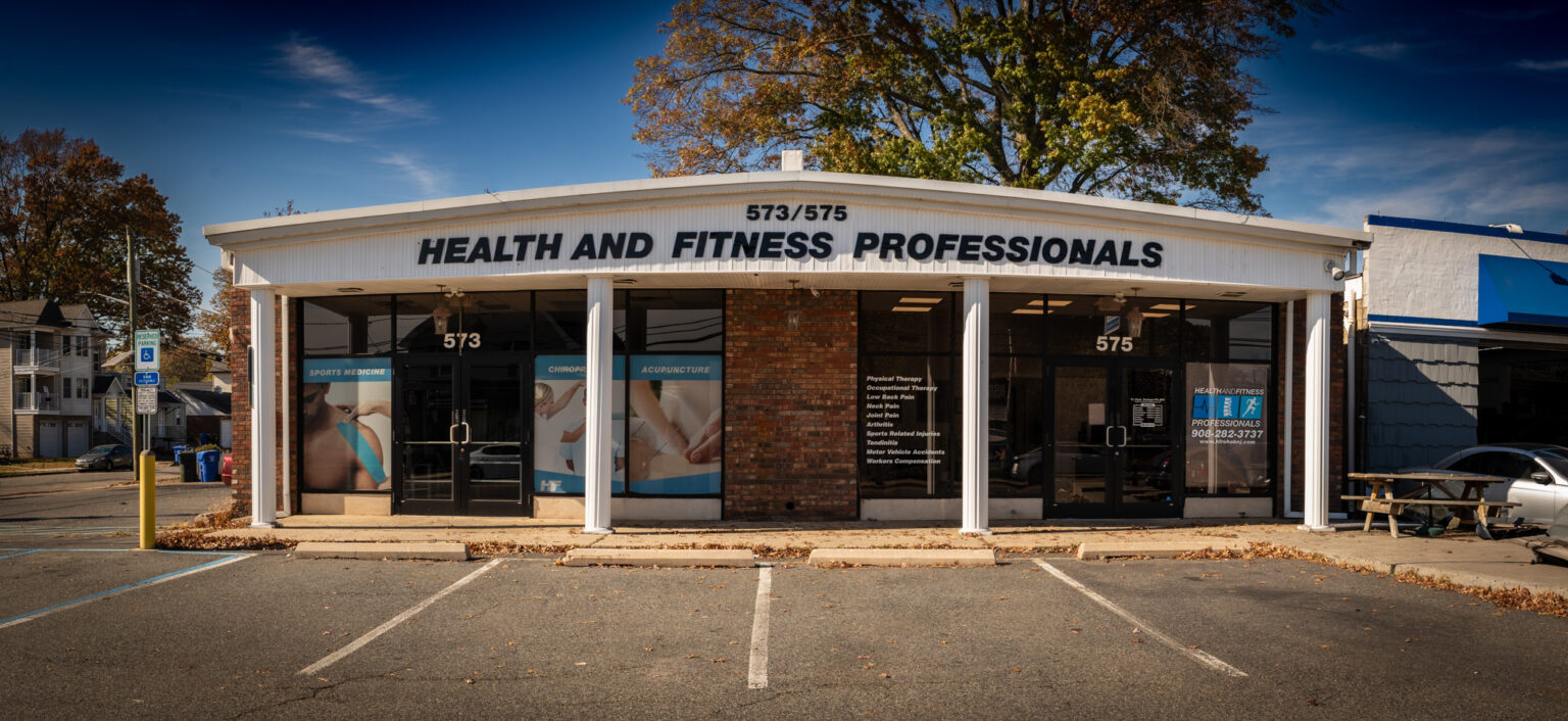 image of the front of the health and fitness office in woodbridge nj