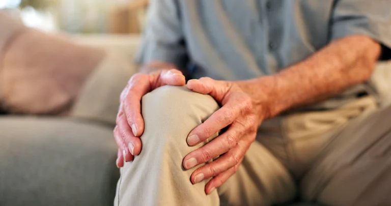 image of a man suffering from osteoporosis